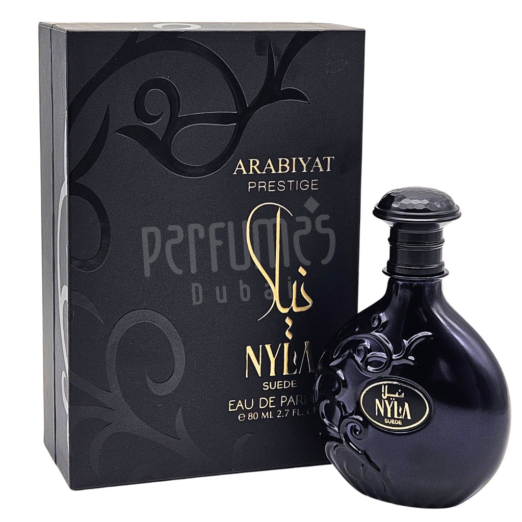 Parfum Nyla Suede Eau De Parfum 80 Ml – Arabiyat Prestige - Notes Bois Santal, Fruité, Ambré, Musc